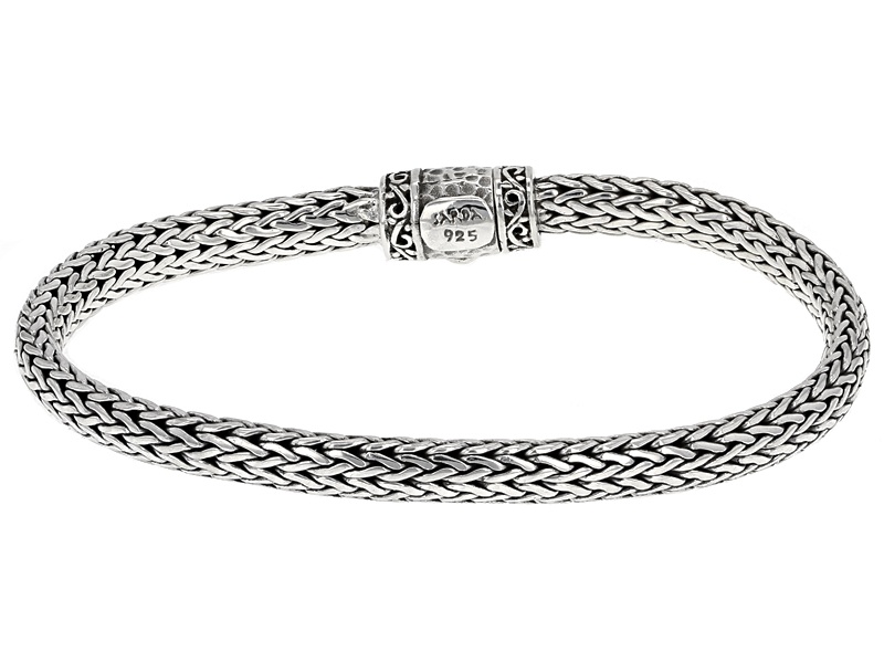 Artisan Gem Collection Of Bali(Tm) Sterling Silver Pliable Woven Link ...